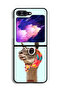 غطاء حماية لهاتف Samsung Galaxy Z Flip6 بتصميم جمل أنيق ولطيف