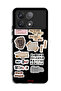 Xiaomi Redmi K70 Pro Protective Case Cover Good Luck Quotes Stickers