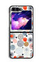 غطاء حماية لهاتف Samsung Galaxy Z Flip6 بنقشة زهور قطنية