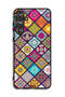 Samsung Galaxy M55 5G Protective Case Cover Mandala Squares Pattern