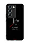 Vivo V30 Lite 4G Protective Case Cover Life Is Short Live It