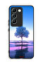 Vivo V30 Lite 4G Protective Case Cover Tree Neon Body Of Water Reflection Digital Art