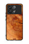 Xiaomi Poco F6 Pro Protective Case Cover Crack Wood