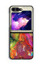 غطاء حماية لهاتف Samsung Galaxy Z Flip6 بتصميم تجريدي لعلم الدماغ