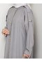Women's Buttoned Strawberry Fabric Gray Double Suit - 4
