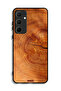 Samsung Galaxy A35 5G Protective Case Cover Crack Wood