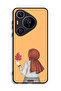 Huawei Pura 70 Pro Protective Case Cover Holding Leaf