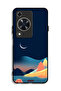 Huawei Enjoy 70 Protective Case Cover Moon Abstract Drawing Art