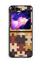 غطاء حماية لهاتف Samsung Galaxy Z Flip6 بنمط خشبي