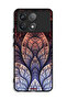 Xiaomi Poco F6 Pro Protective Case Cover Floral Fractal Abstract