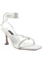 Pemres 3Fx White Women's Heeled Sandals - 2