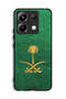 Xiaomi Poco X6 5G Protective Case Cover Kingdom Of Saudi Arabia Sign On Leather