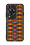Huawei Enjoy 70 Protective Case Cover Strips Art Pattern