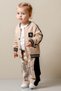 Baby Girl Casual College Three-Piece Tracksuit Set - 4