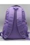School Backpack Unisex Water Resistant Fabric School Bag 2500 Lilac - 6