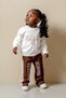 Baby Girl Casual College Three-Piece Tracksuit Set - 6