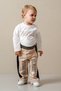 Baby Girl Casual College Three-Piece Tracksuit Set - 7