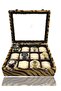 Diji 12 Watch Box Watch Case Tiger with Coffee Cream Padded Inside
