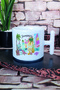 كوب لاتيه مطبوع عليه Coquette Summer مع مقبض على شكل حرف T