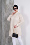 Light Beige Classic Shirt Tunic - 3