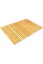 Bamboo Mat Shower Tub Mat Bathroom Anti-Slip Mat Folding (24X16)Cm - 3