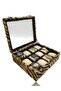 Diji 12 Watch Box Watch Case Tiger with Coffee Cream Padded Inside - 2