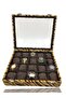 Diji 20 Watch Box Watch Case Tiger Inside Coffee Coffee Padded