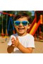 Unisex Green Color Blue Glass Mirrored Children's Sunglasses with Uv400 Protection Rb Case over 3 Years Old - 3