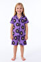 Kıl Piped Buttoned Printed Girls' Summer Nightgown Pajama Set