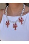 Pearl Triple Lobster Necklace