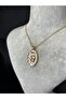 Letter F Gold Steel Necklace - 2