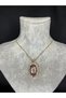 Letter O Gold Steel Necklace