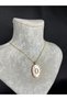Letter O Gold Steel Necklace - 3