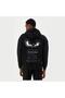 Men's Sweatshirt Hooded Black Melange M500271 - 2