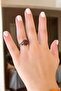 Copper Pure Ring Adjustable Crown Amber Stone Design Quality (Evil Eye) (Special Day, Gift) - 2