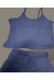 Summer Drawstring Strap Shorts Women's Crop Ruffle Shorts Suit - 2