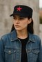 Koton Castro Hat Breathable Fabric Streetwear Castro with Red Star Detail
