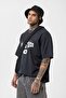 Oversize Printed Jersey T-Shirt Smoked - 4