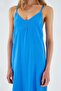 4252 Women's Rope Strap V-Neck Dress Cobalt Blue - 4