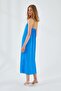 4252 Women's Rope Strap V-Neck Dress Cobalt Blue - 5