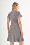 Tie-Up Flounce Double Breasted Dress - 6