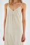 4252 Women's Rope Strap V-Neck Dress Stone - 3