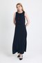 Black Front Button Pleated Dress 251627 - 7