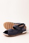 Women's Genuine Leather Anatomical Sole Sandals Iz.4601 Navy Blue - 3