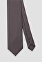 Tie 8 cm Microfiber Polyester Gray Men's Plain Tie - 2
