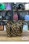 Bigger Size Bag with Buckle 3106 Leopard Yellow