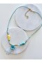 Steel Charm Rope Necklace - 2