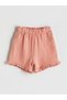 Ecru Crew Neck Baby Girl Snapback Bodysuit and Shorts 2-Piece - 4