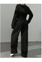 Women's Black Baggy Battal Plus Size Sportswear Quality Loose Fit Stretchy Comfortable Fabric Sweatpantsyus - 5