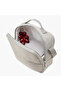 Solid Lunch Bag with Adjustable Strap and Zip Closure - 5